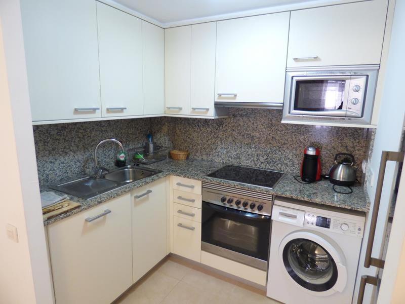 Kuchyň nebo kuchyňský kout v ubytování Apartamento Santa Fe