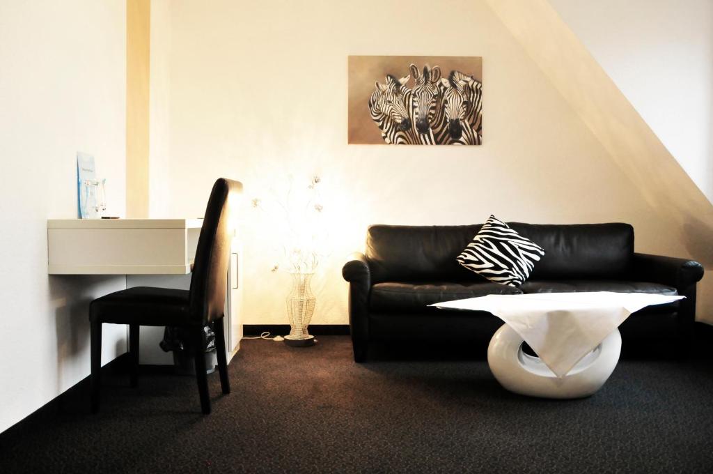 Posezení v ubytování Hotel zum Brunnen