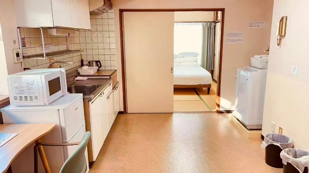 Hotel Skytree Residence 錦糸町 駅近い キッチン洗濯機備え 空港新宿渋谷直行