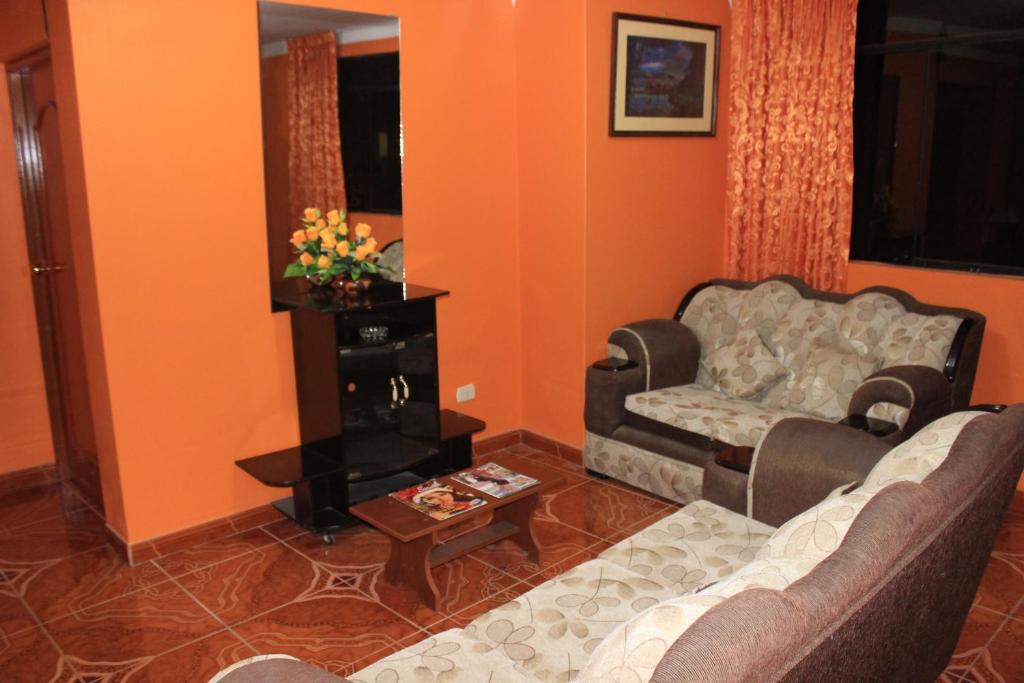Posezení v ubytování Residencial Norandes