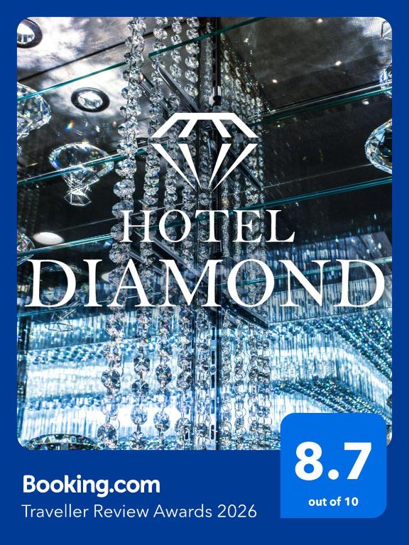 a poster for a hotel diamond at Hotel DIAMOND in Tokyo