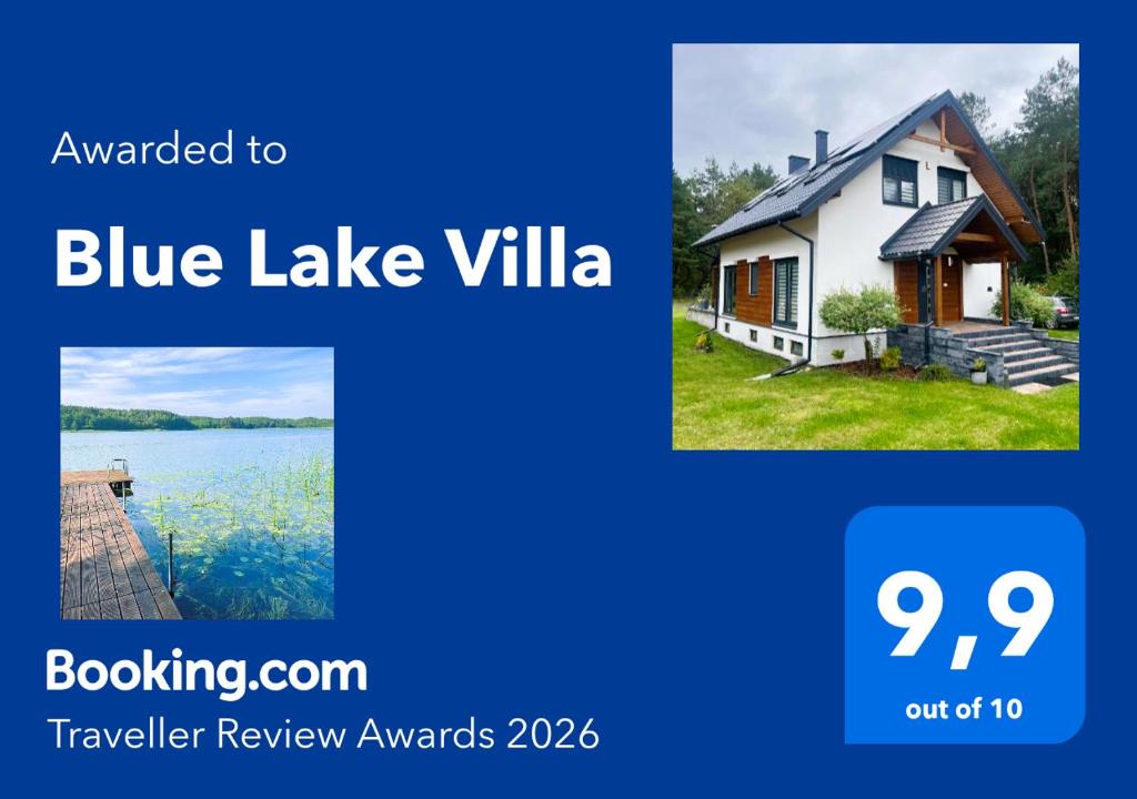 Certificat, premi, rètol o un altre document de Blue Lake Villa