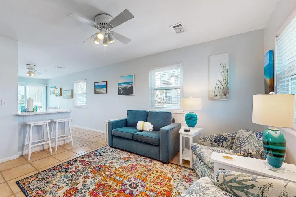 Condo with beach access resort pools & relaxing balcony