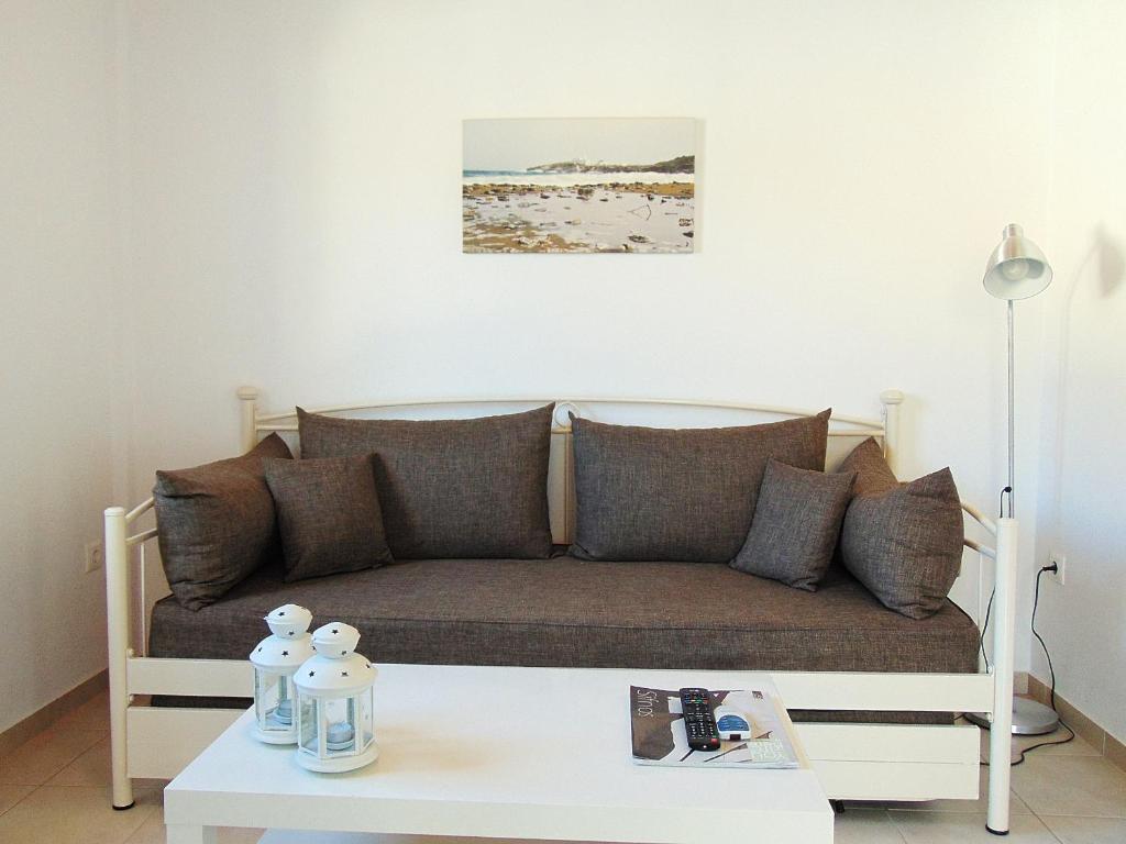 Posezení v ubytování George's Seaside Apartments Sifnos