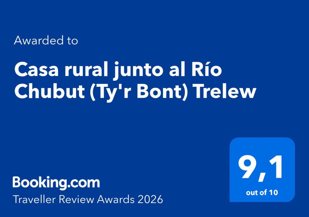 Casa rural junto al Río Chubut Ty'r Bont Trelew Gaiman