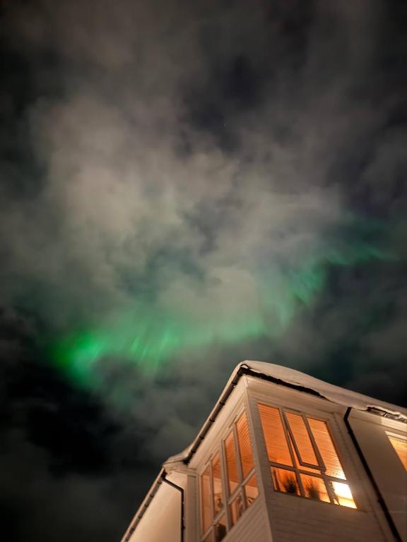 an image of the northern lights in the sky at Tromsø Town and Nature in Trondalen