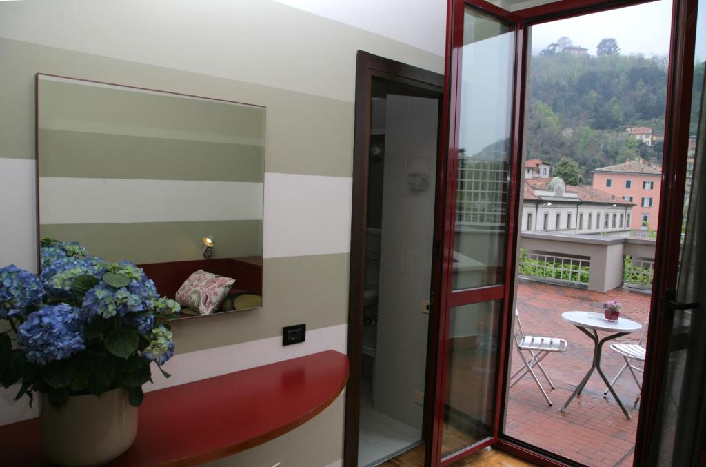 Balkón nebo terasa v ubytování Park Hotel Meublé
