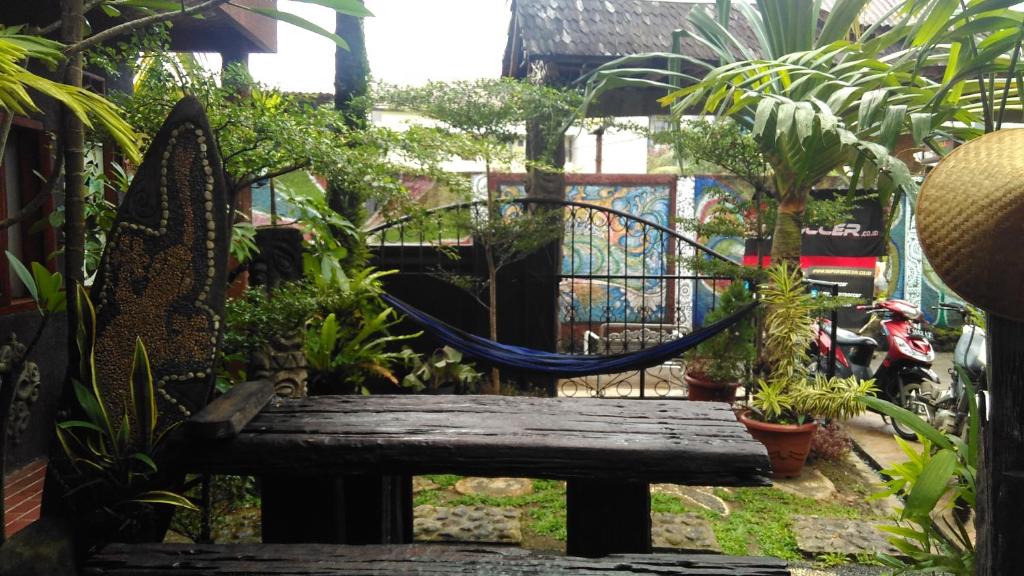 Zahrada ubytování Mini Tiga Homestay
