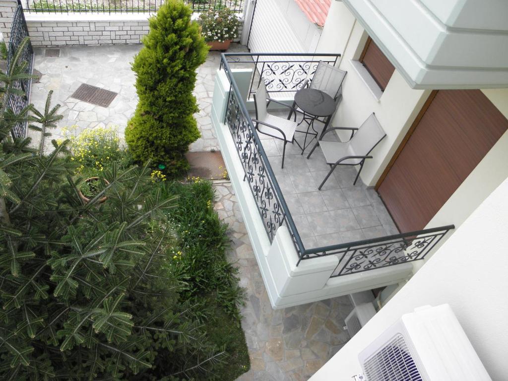 Balkón nebo terasa v ubytování Tsironis Guesthouse