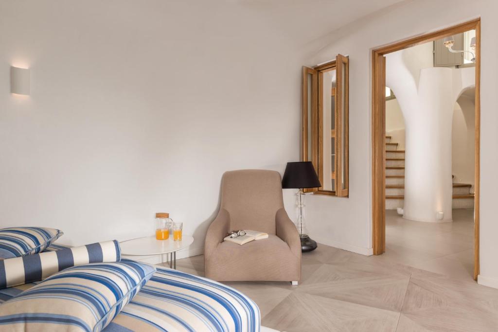 Posezení v ubytování Elite Luxury Suites