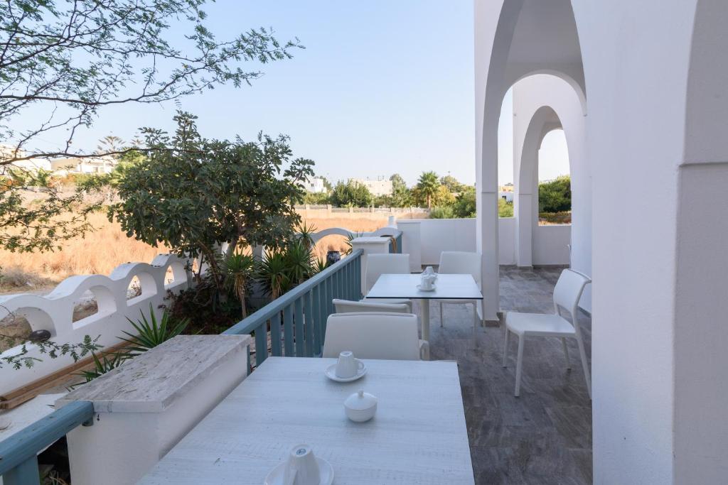 Balkón nebo terasa v ubytování Iris Boutique Hotel