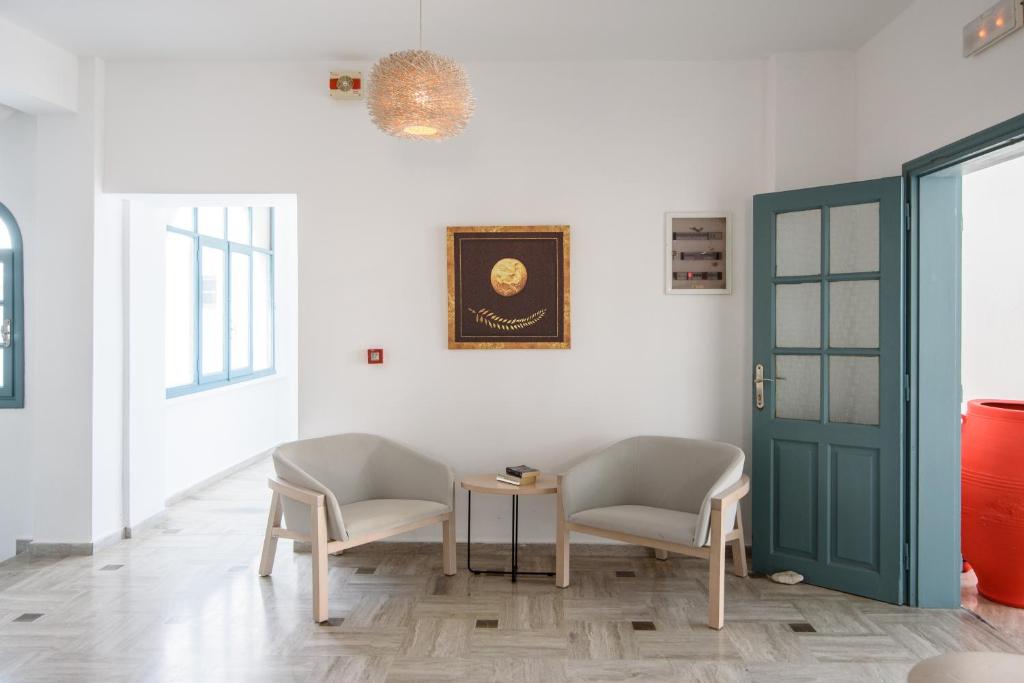 Posezení v ubytování Iris Boutique Hotel