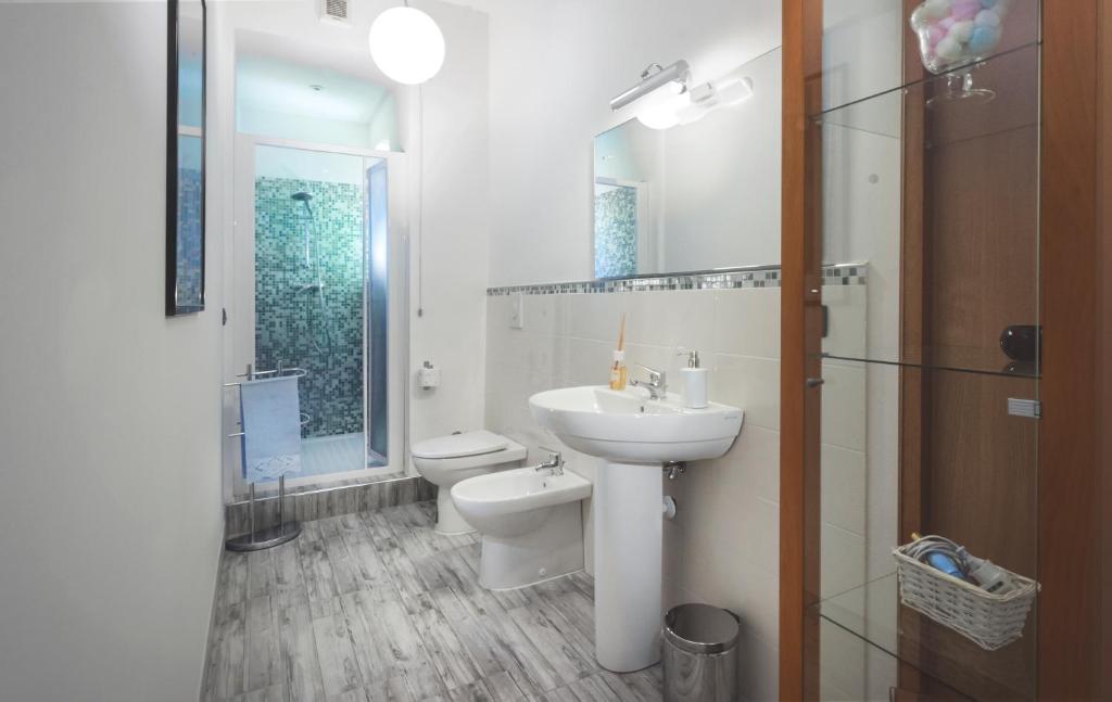 Et badeværelse på A Casa di Renata