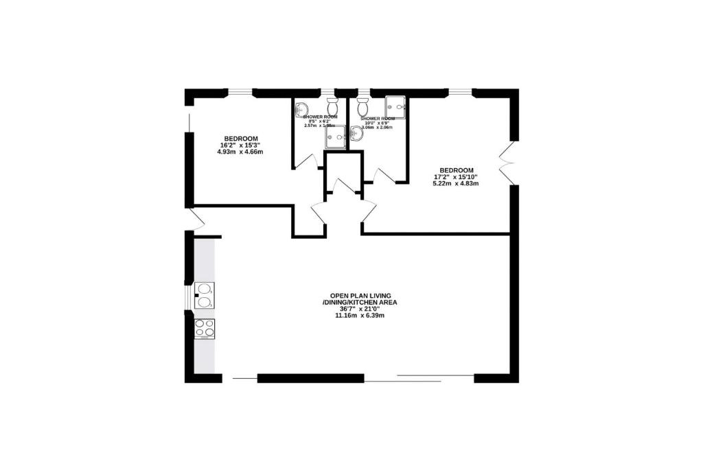 a floor plan of a house at Villa Moundela in Katsimátika