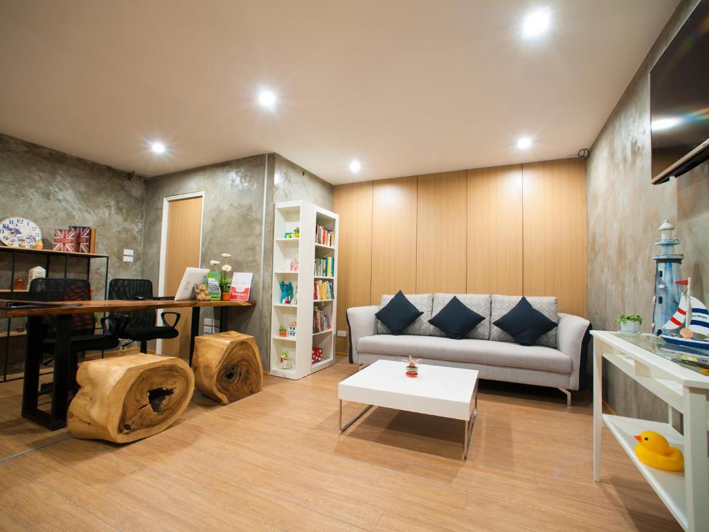 Kuchyň nebo kuchyňský kout v ubytování Baan Chokdee Pai Resort