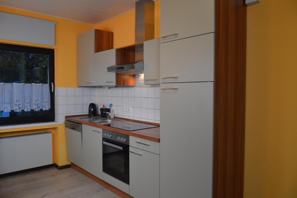 Kuchyň nebo kuchyňský kout v ubytování Eifelhaus4you