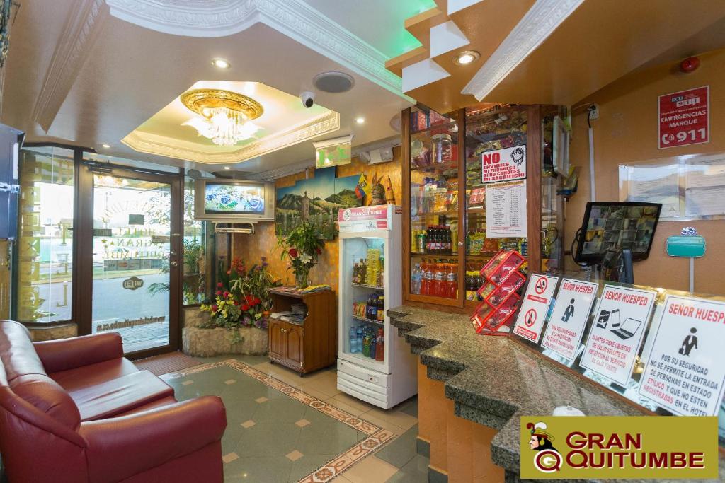 Vstupní hala nebo recepce v ubytování Hotel Gran Quitumbe
