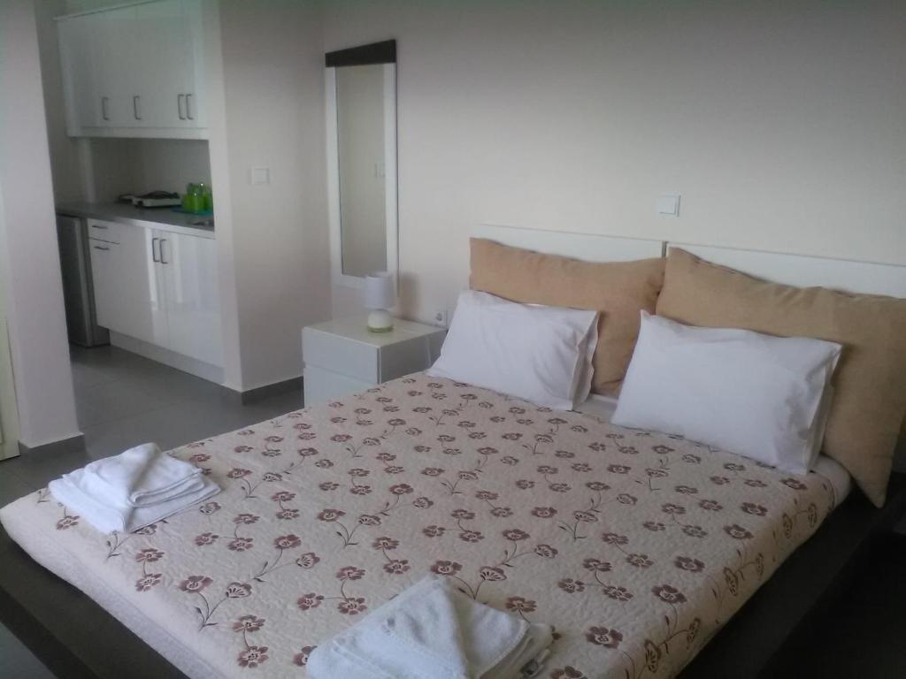 Posteľ alebo postele v izbe v ubytovaní Fevronia's Rooms
