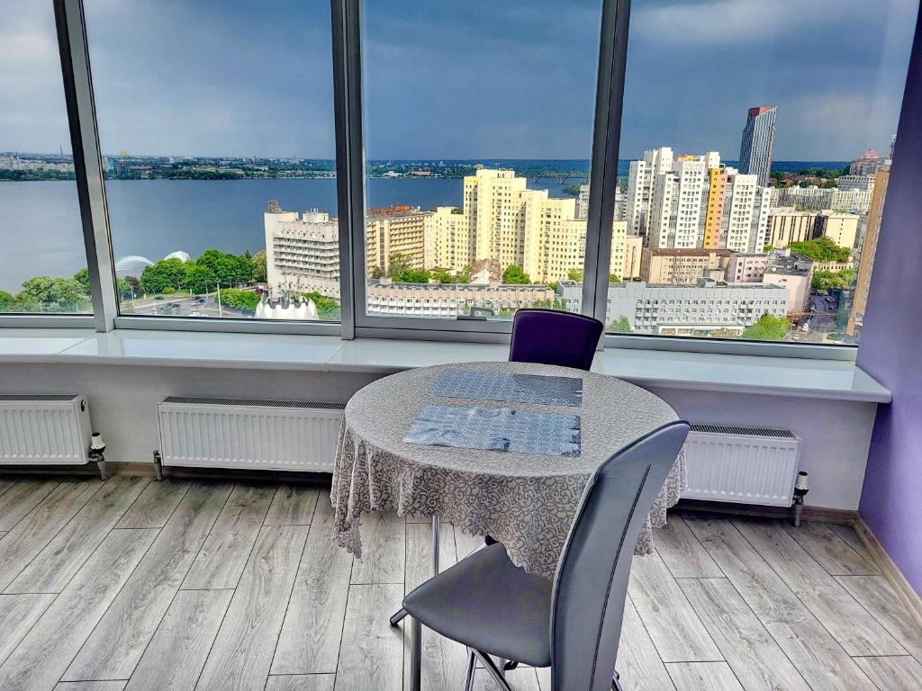 Апартаменты Sky в Мост Сити, 2 комнаты, Вид на реку, Балкон, Новый дом фото 5