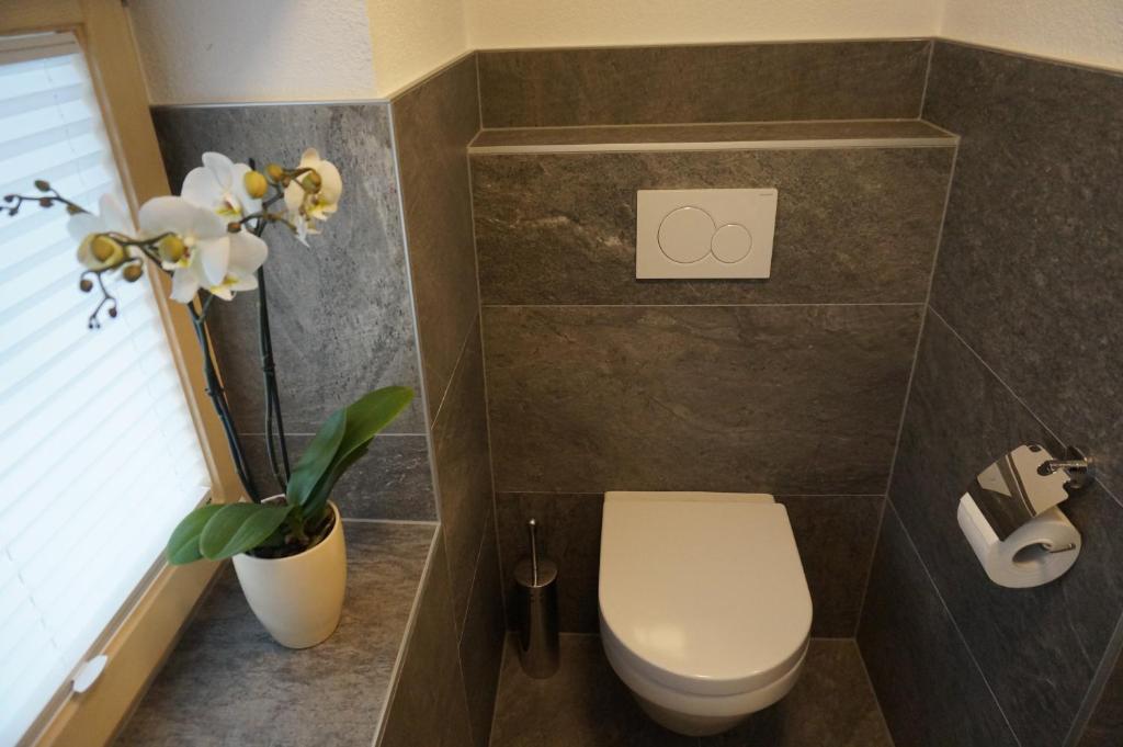 Koupelna v ubytování Bio Apartment - Der Steinadler