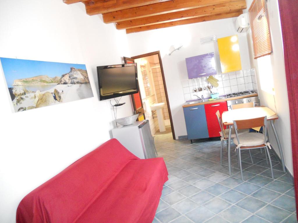 A kitchen or kitchenette at Villa Lucia