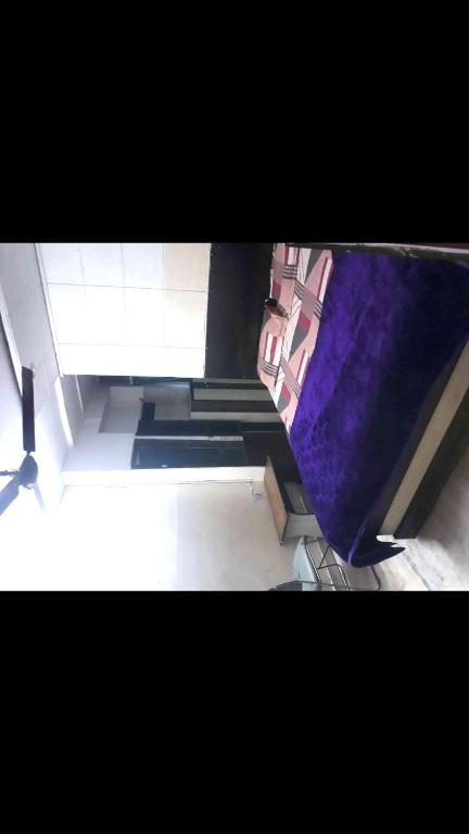 an overhead view of a room with purple furniture at Hotel Mahi in Jaipur