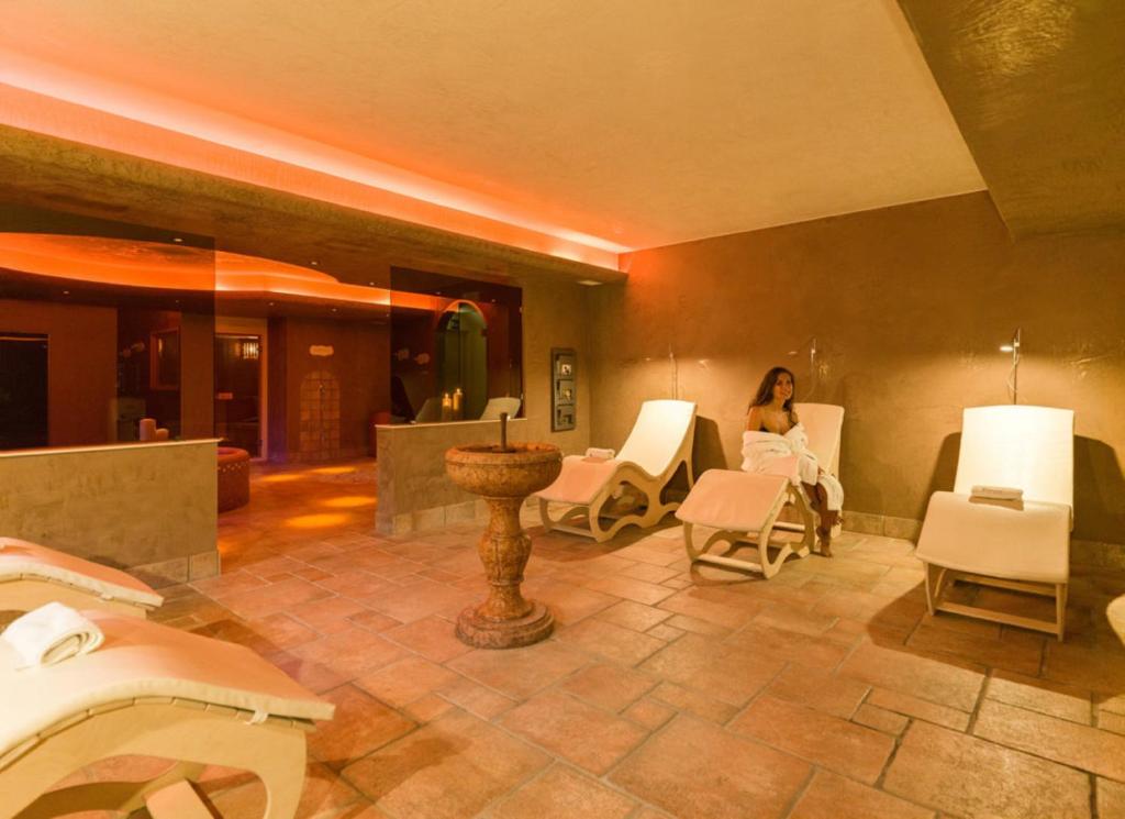 Posezení v ubytování Hotel Golf Inn
