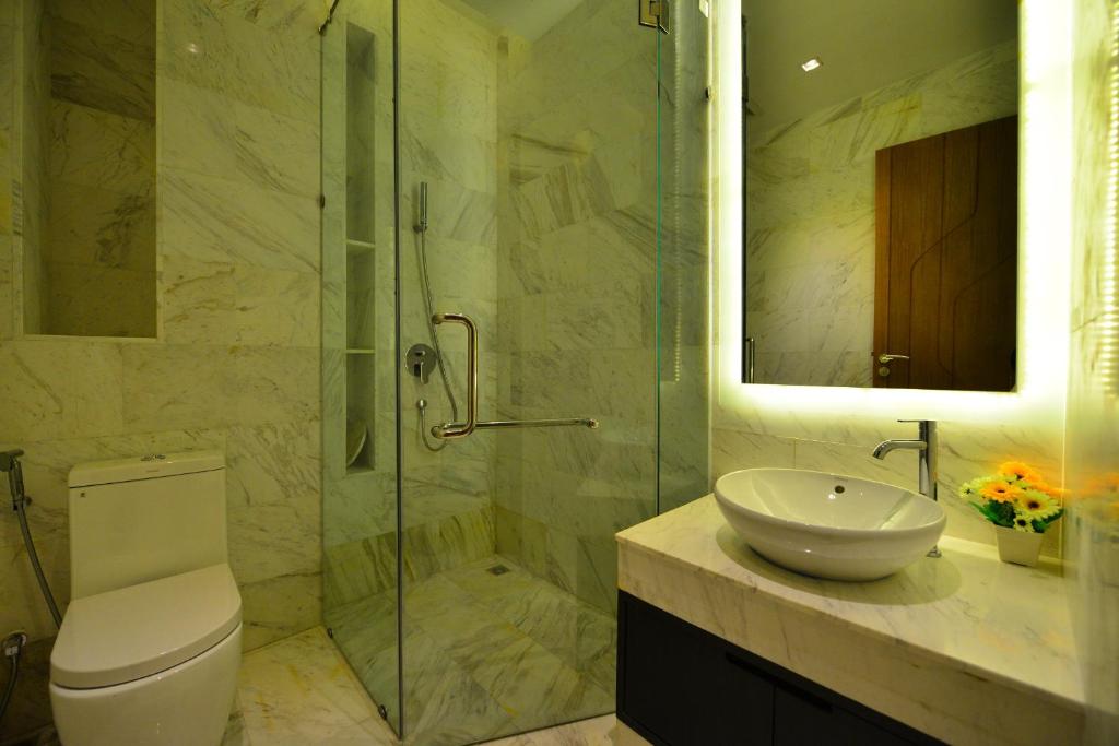 Koupelna v ubytování Bukit Pool Villas - SHA Extra Plus
