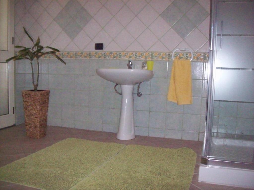 Koupelna v ubytování B&B Kazakova