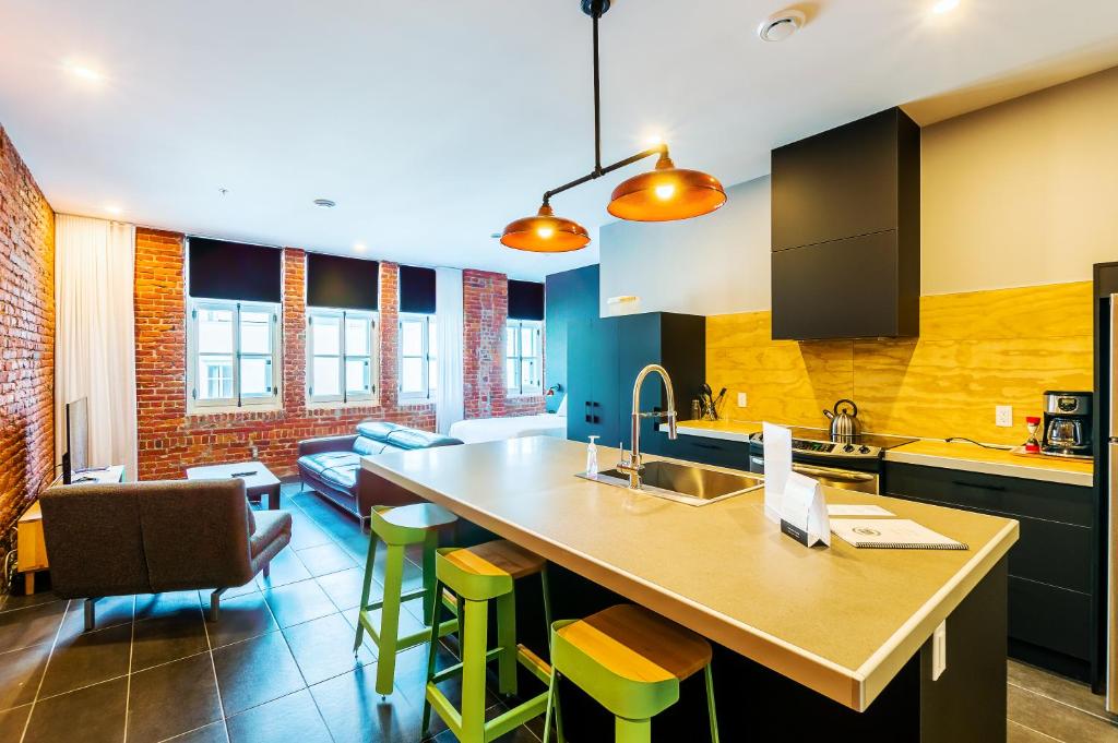 Les Lofts du Trésor - Par Les Lofts Vieux-Québec - Ático Tipo Loft T403