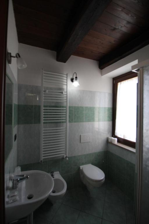 Koupelna v ubytování Agriturismo Davide