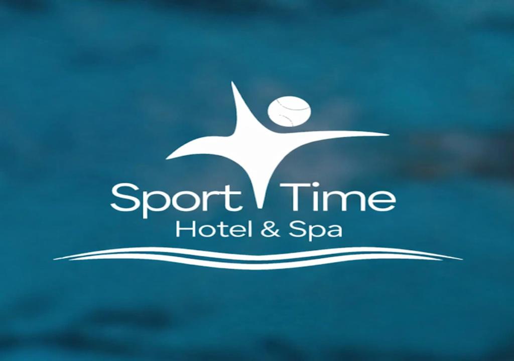 a logo for a hotel and spa at Sport time Hotel & Spa in Tbilisi City