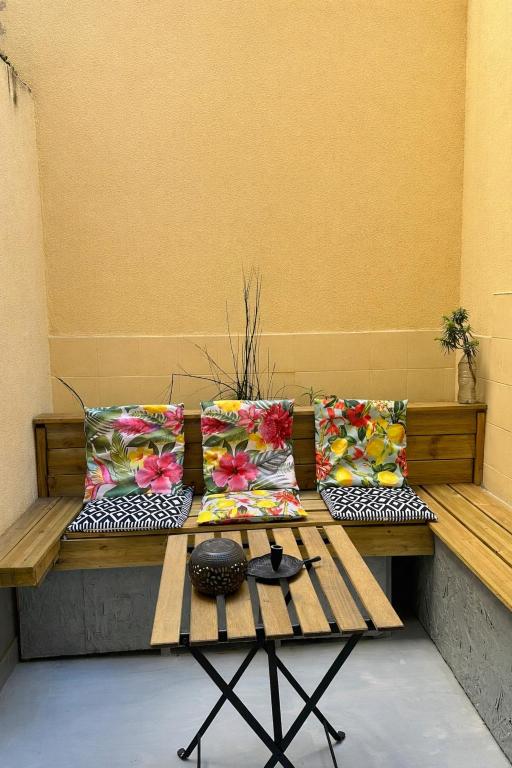 Studio "Les Cactus" avec Terrasse à 5 min à pied de la Plage