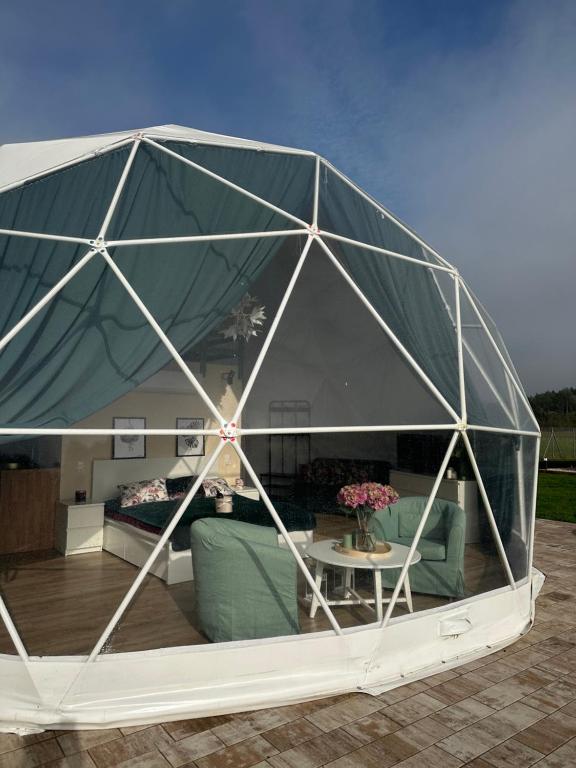 Ranczo Targówka - Domki i Glamping z balią i sauną wśród natury i zwierząt - Tent
