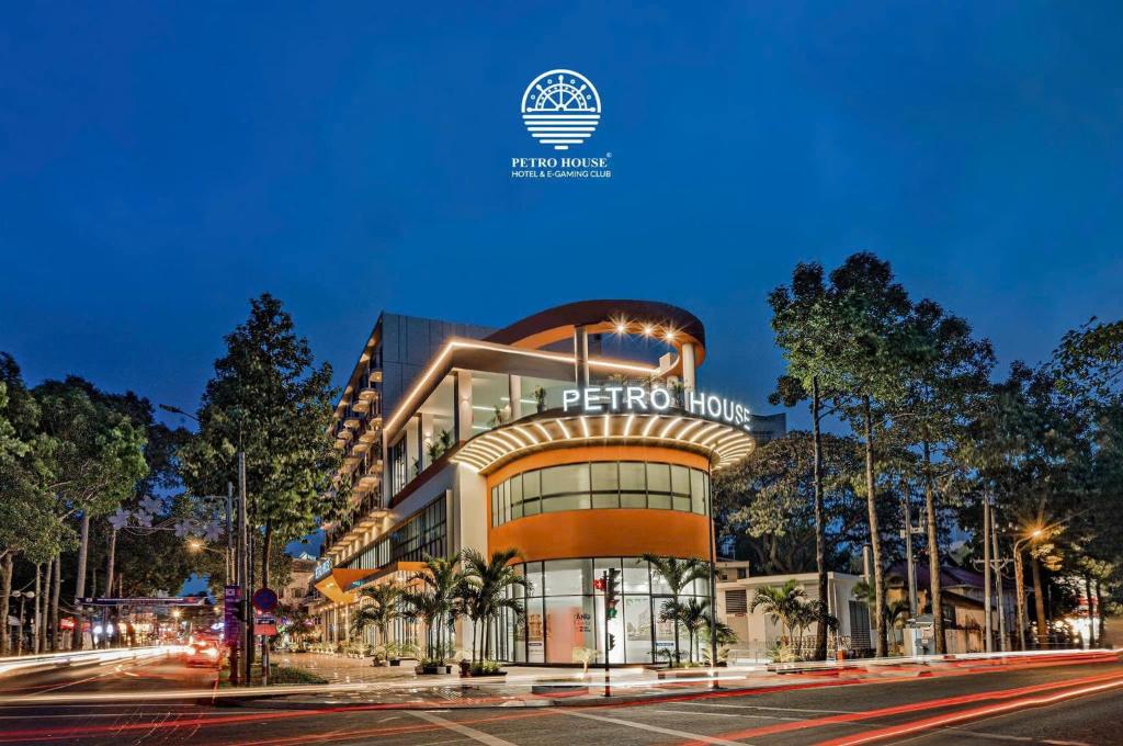 a rendering of a perrite building at night at Petro House Vung Tau - Block A in Vung Tau