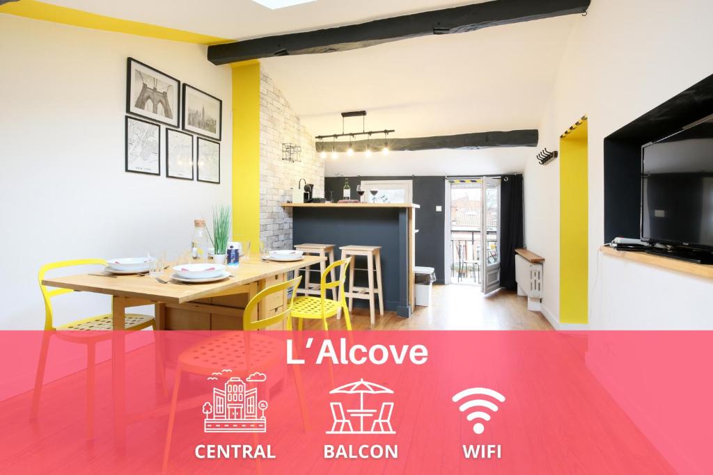 expat renting - L'Alcove - Central - Wifi