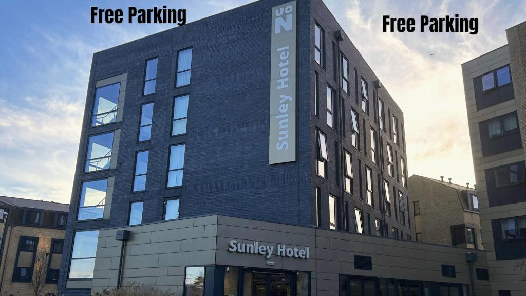 a rendering of the front of thesimply hotel building at Sunley Hotel in Northampton