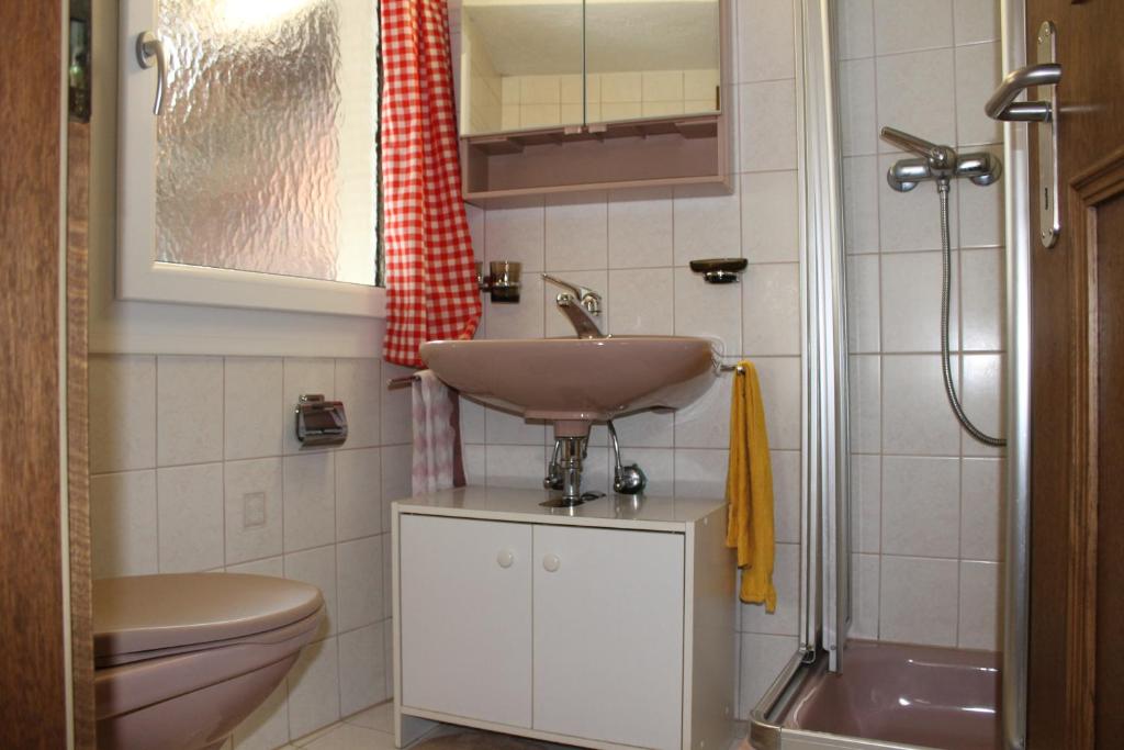 Koupelna v ubytování Chalet Alpentraum, alte Gasse 20