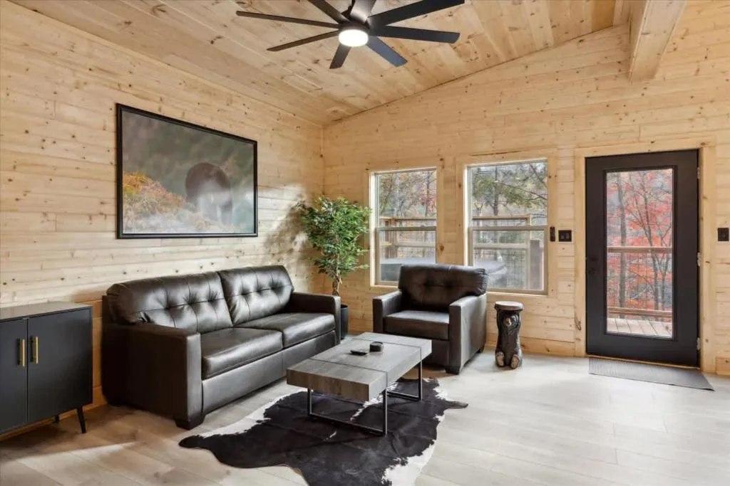Green & Black Bear Cabins By Beyond Expectations