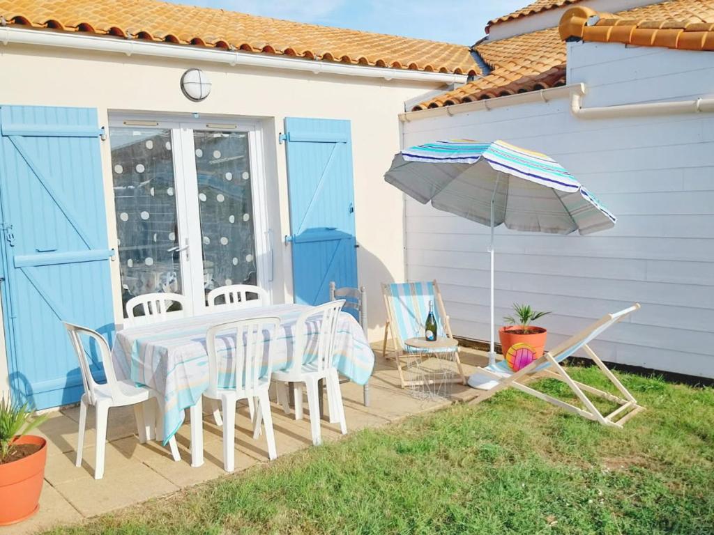 Maison avec Jardin, 900m Plage, 2 Chambres, Parking Inclus, Animaux Acceptés - La Tranche-sur-Mer - FR-1-22-173