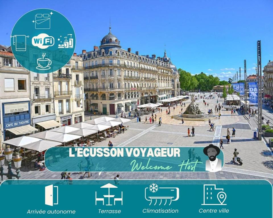 L’écusson voyageur, charme cosy en centre ville
