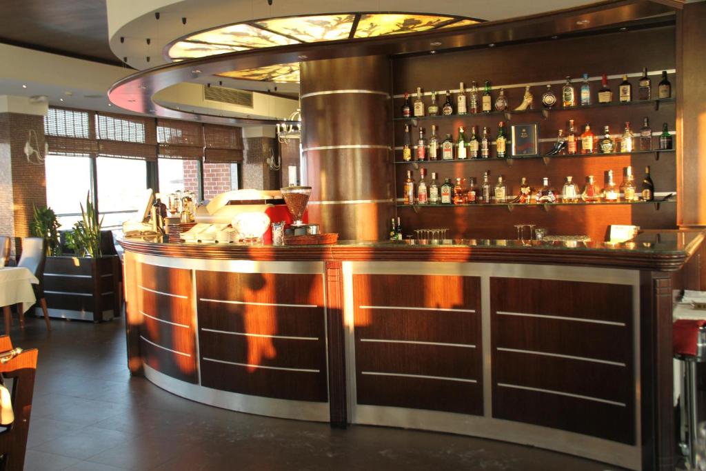 Lounge nebo bar v ubytování Hotel Gorenje