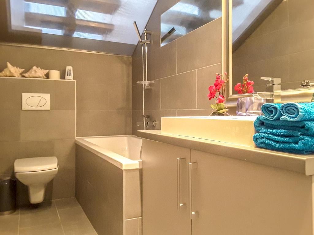 Kúpeľňa v ubytovaní Bp Central Home