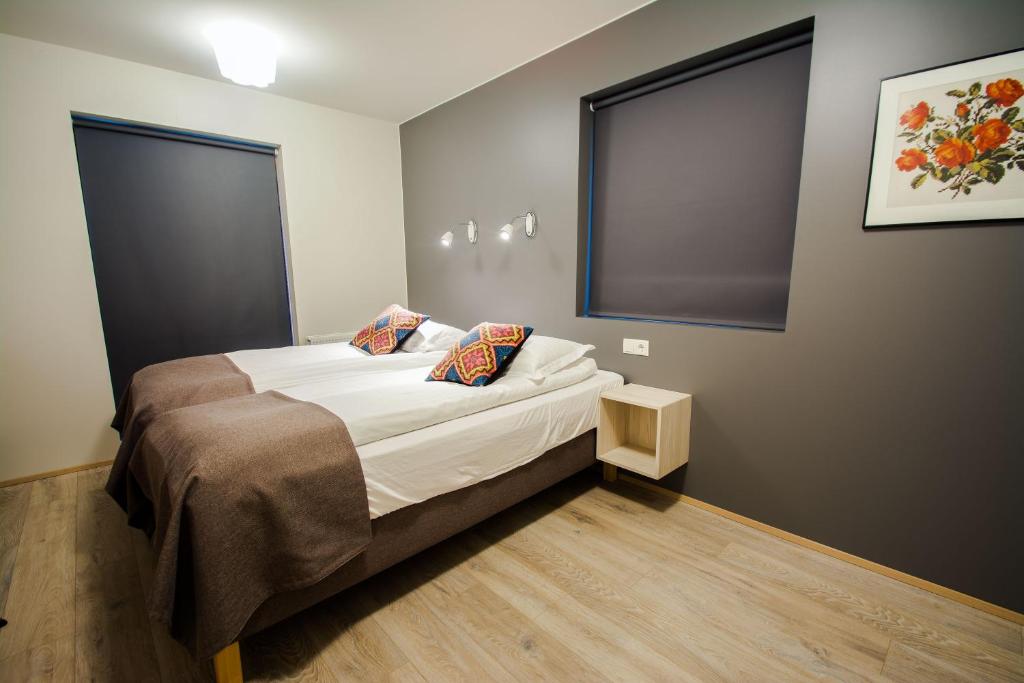 Voodi või voodid majutusasutuse Brekkugerdi Guesthouse toas