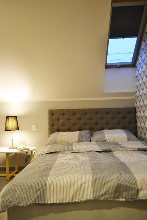 Postel nebo postele na pokoji v ubytování Apartamenty 66 c