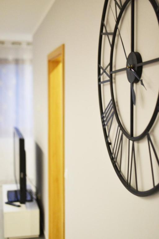 TV a/nebo společenská místnost v ubytování Apartamenty 66 c