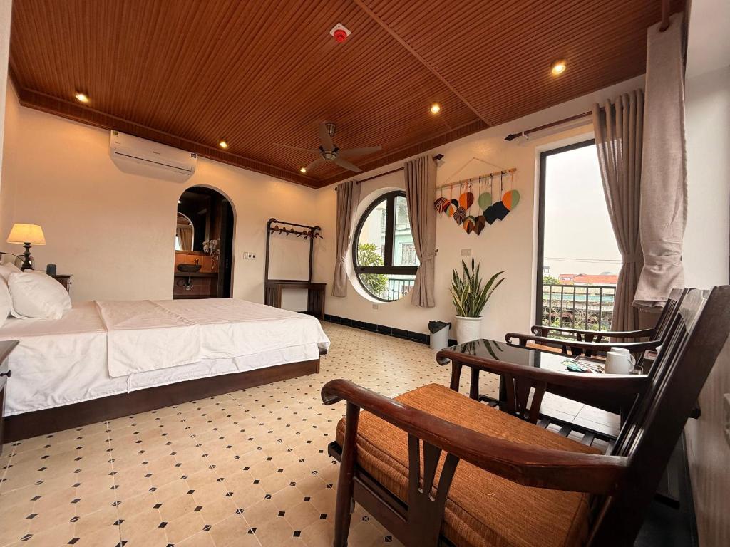 Tam Coc Elegance House - Chambre Lit King-Size Avec Balcon