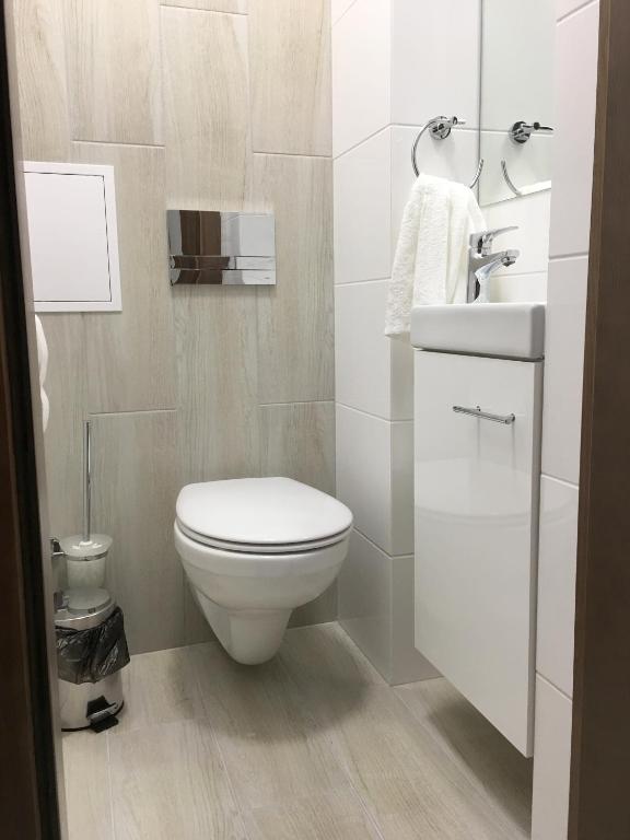 Kúpeľňa v ubytovaní Apartament Nina