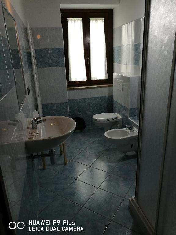 Koupelna v ubytování Agriturismo Davide