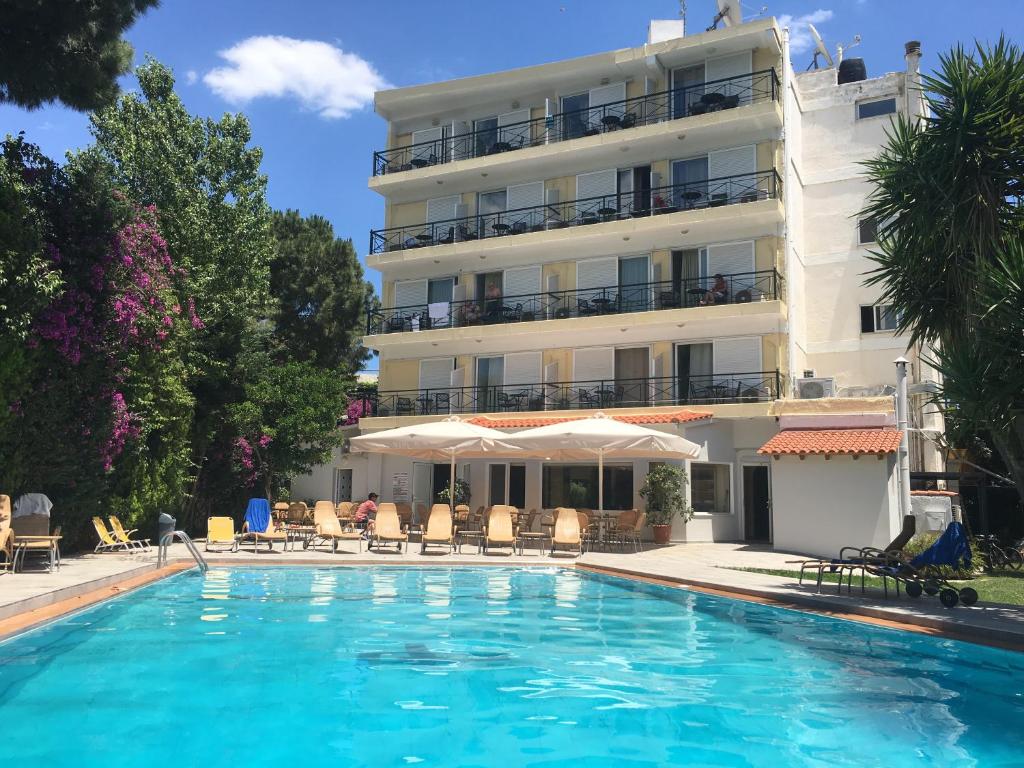 Bazén v ubytování Thomas Beach Hotel nebo v jeho okolí